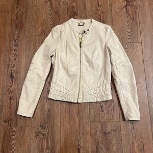 Faux leather jacket